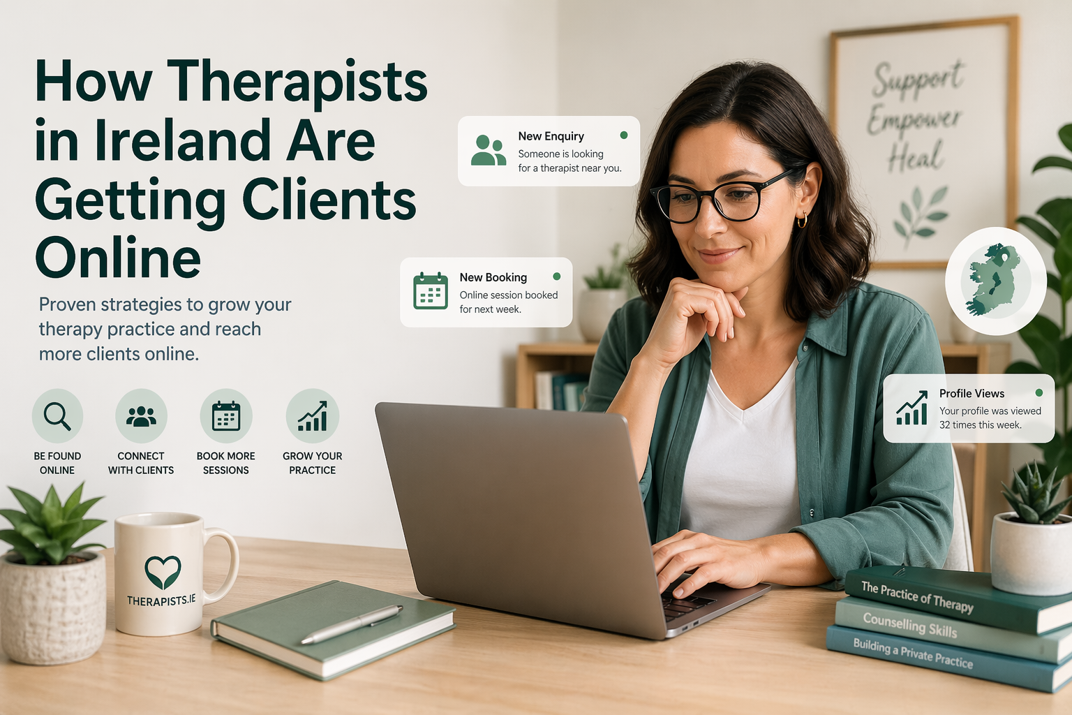 How Therapists in Ireland Are Getting Clients Online
