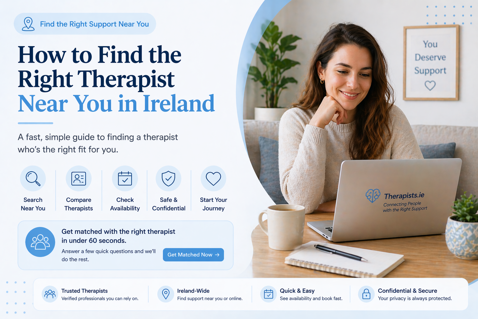 How to Find the Right Therapist Near You in Ireland (Fast & Stress-Free Guide)