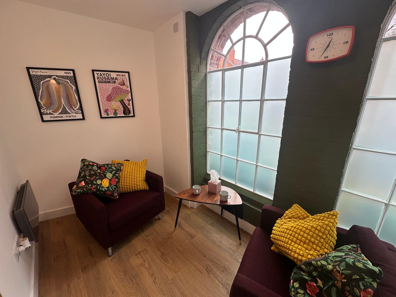 Clear Space Consultation rooms, Tutbury Mill Mews