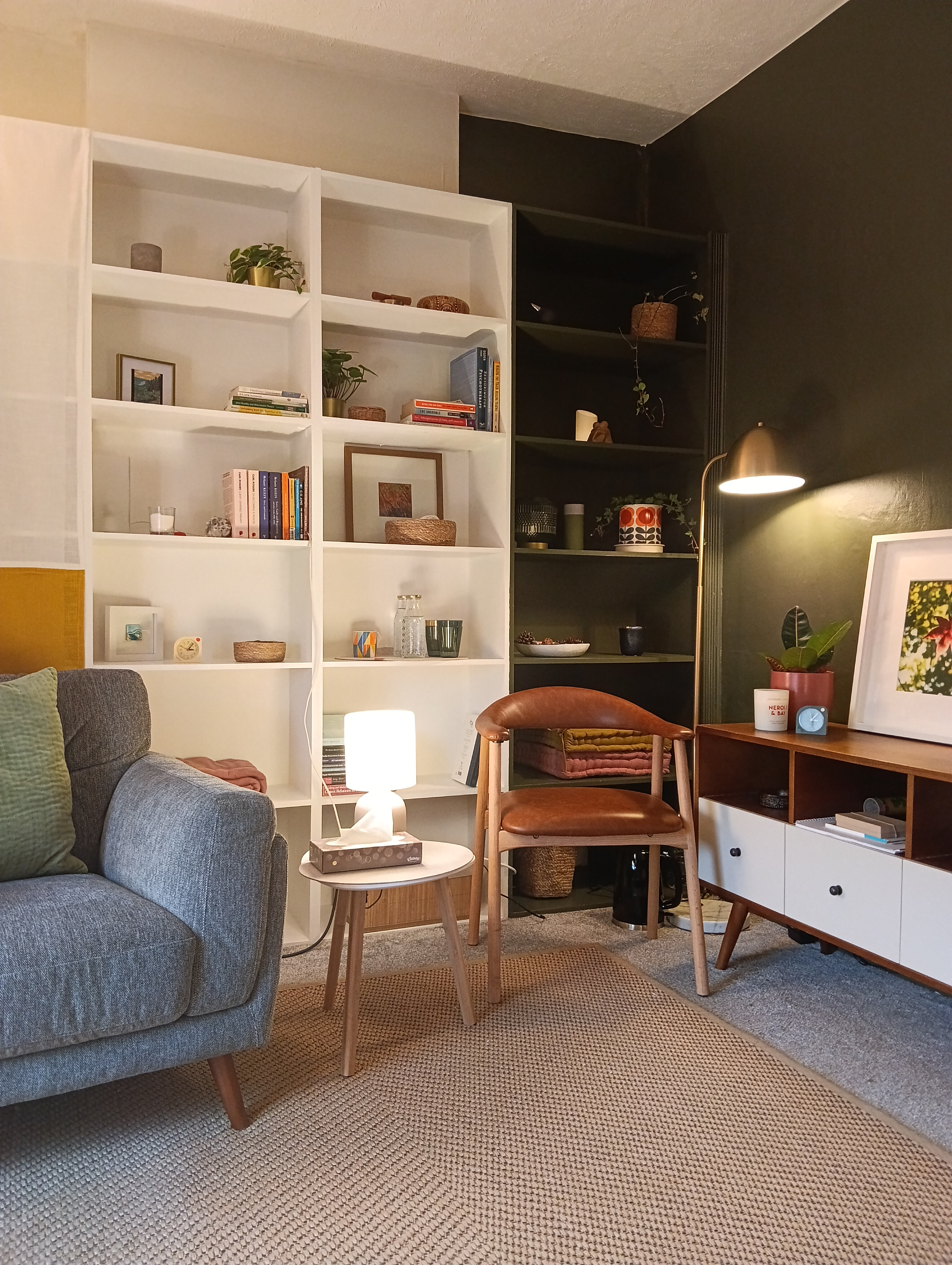 Newly decorated therapy room in Dun Laoghaire