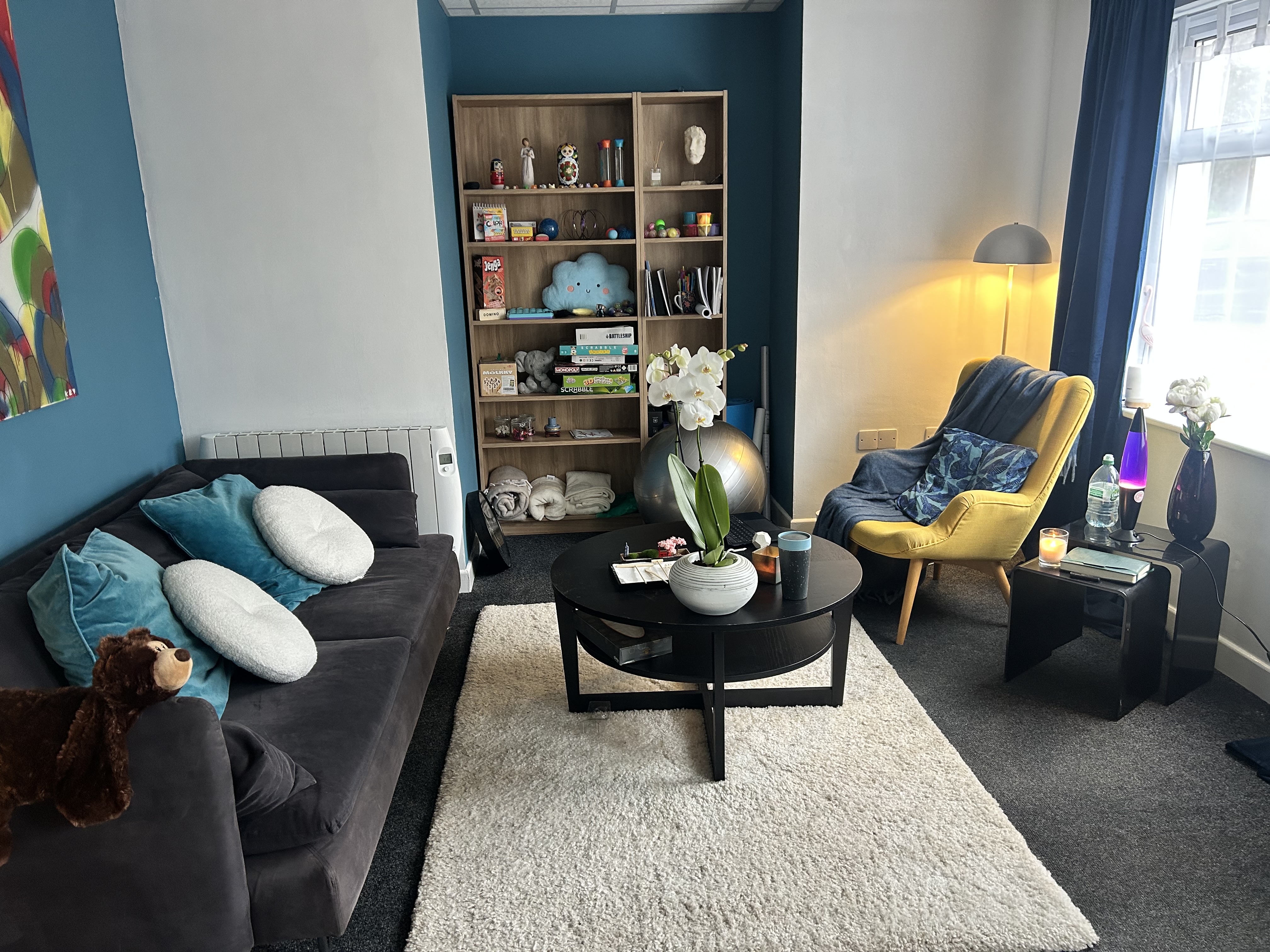 Adult & adolescent therapy room in Naas city center